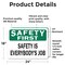 Signmission Safety Culture Sign, 24 in Width, Vinyl Decal, Rectangle OS-2PACK-SF-D-1824-L-19601 - alternate 6